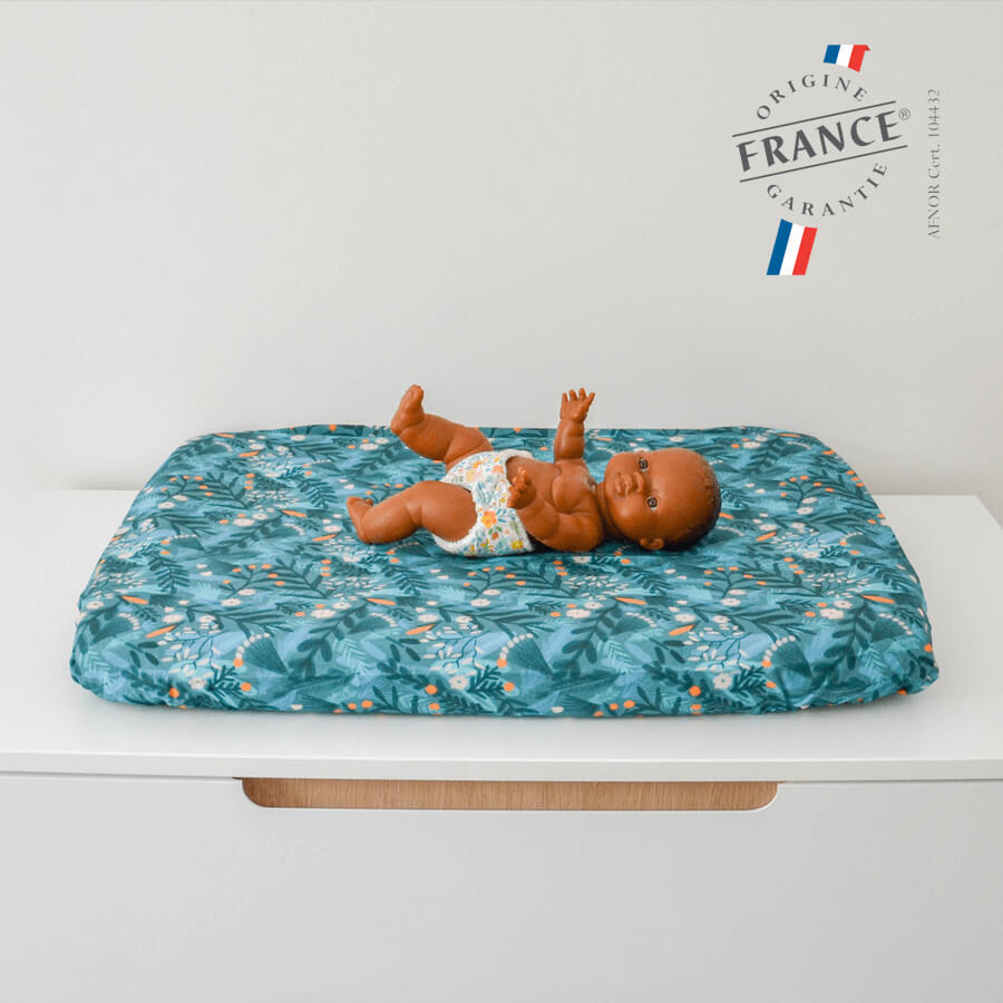 Matelas à Langer Doux Et Respirant – Motif Floral Ou Animal – Pour Bébé Garçon Ou Fille, Dimensions 81 X 41 Cm