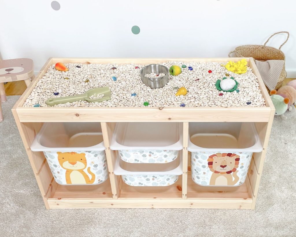 table d'activité sensorielle